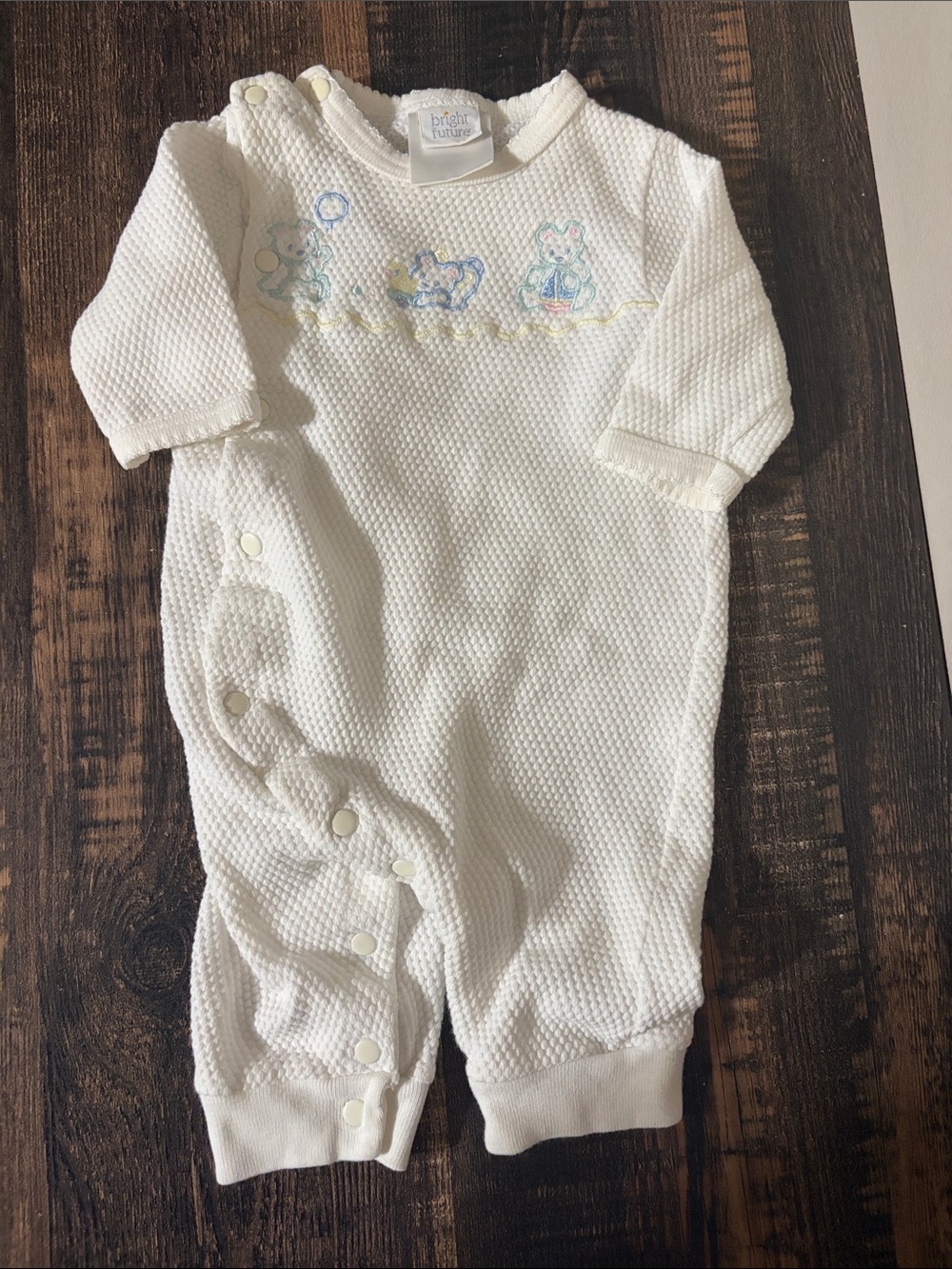 Vintage Bright Future 0-3m baby onesie